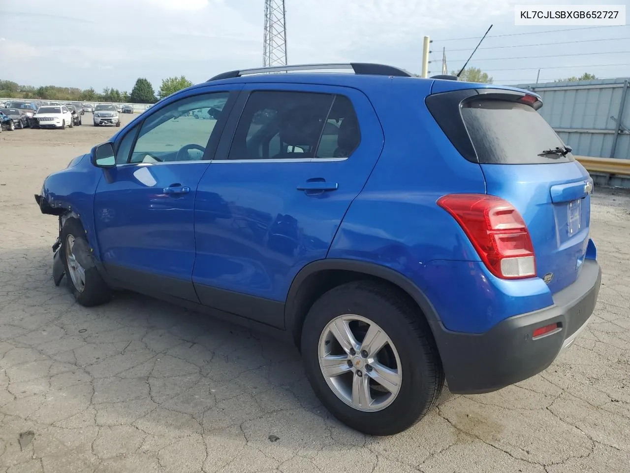 2016 Chevrolet Trax 1Lt VIN: KL7CJLSBXGB652727 Lot: 72041054