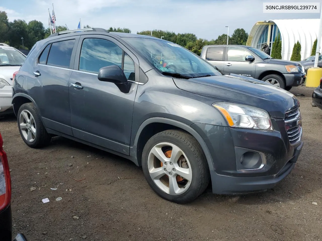 2016 Chevrolet Trax Ltz VIN: 3GNCJRSB9GL239774 Lot: 72317264