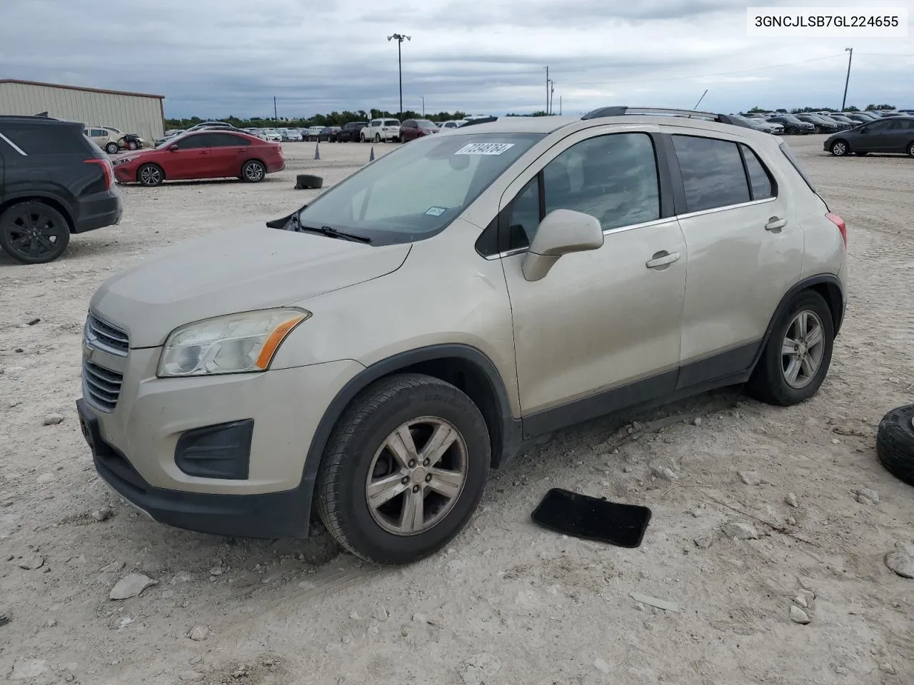 3GNCJLSB7GL224655 2016 Chevrolet Trax 1Lt