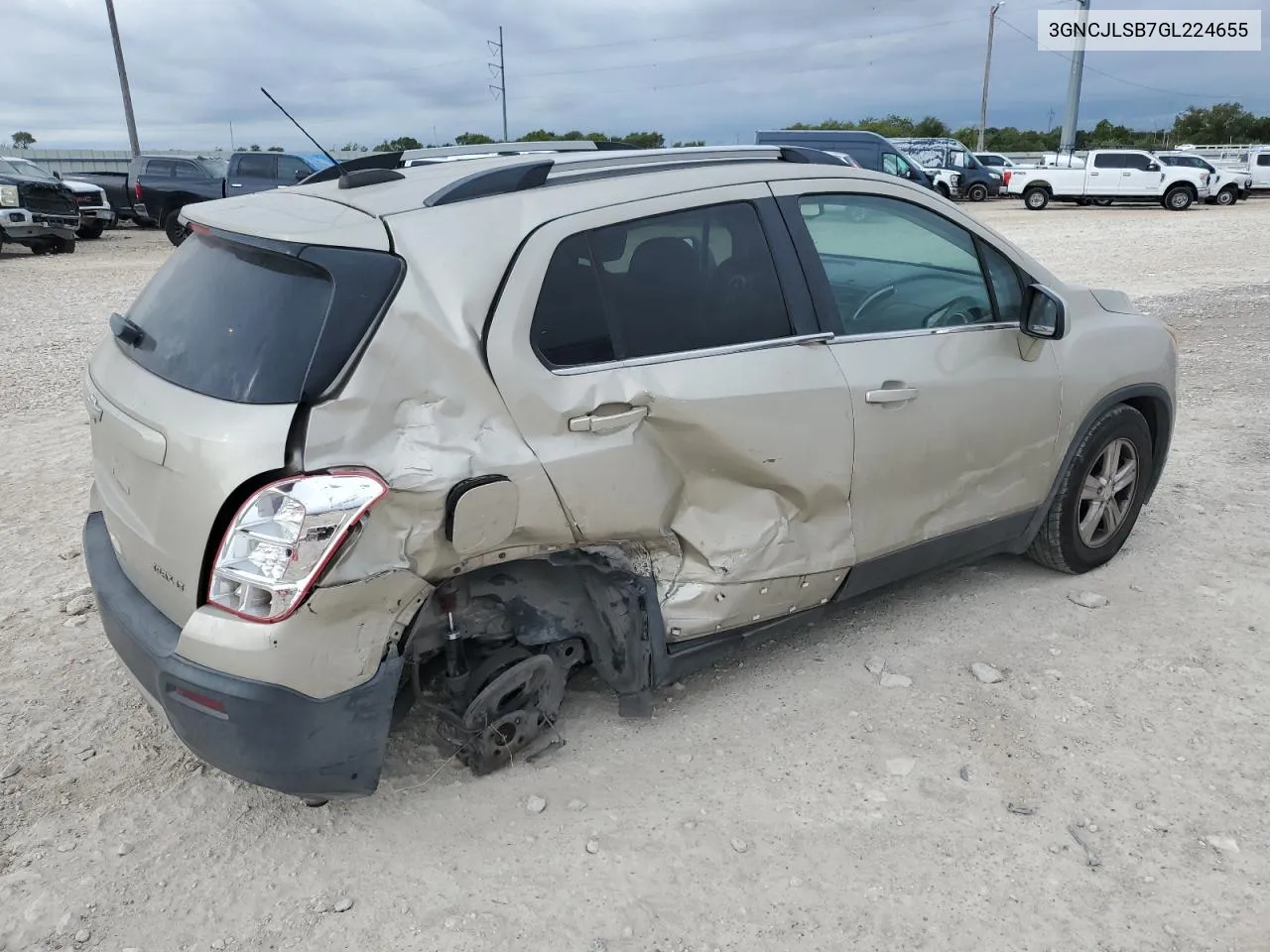 3GNCJLSB7GL224655 2016 Chevrolet Trax 1Lt