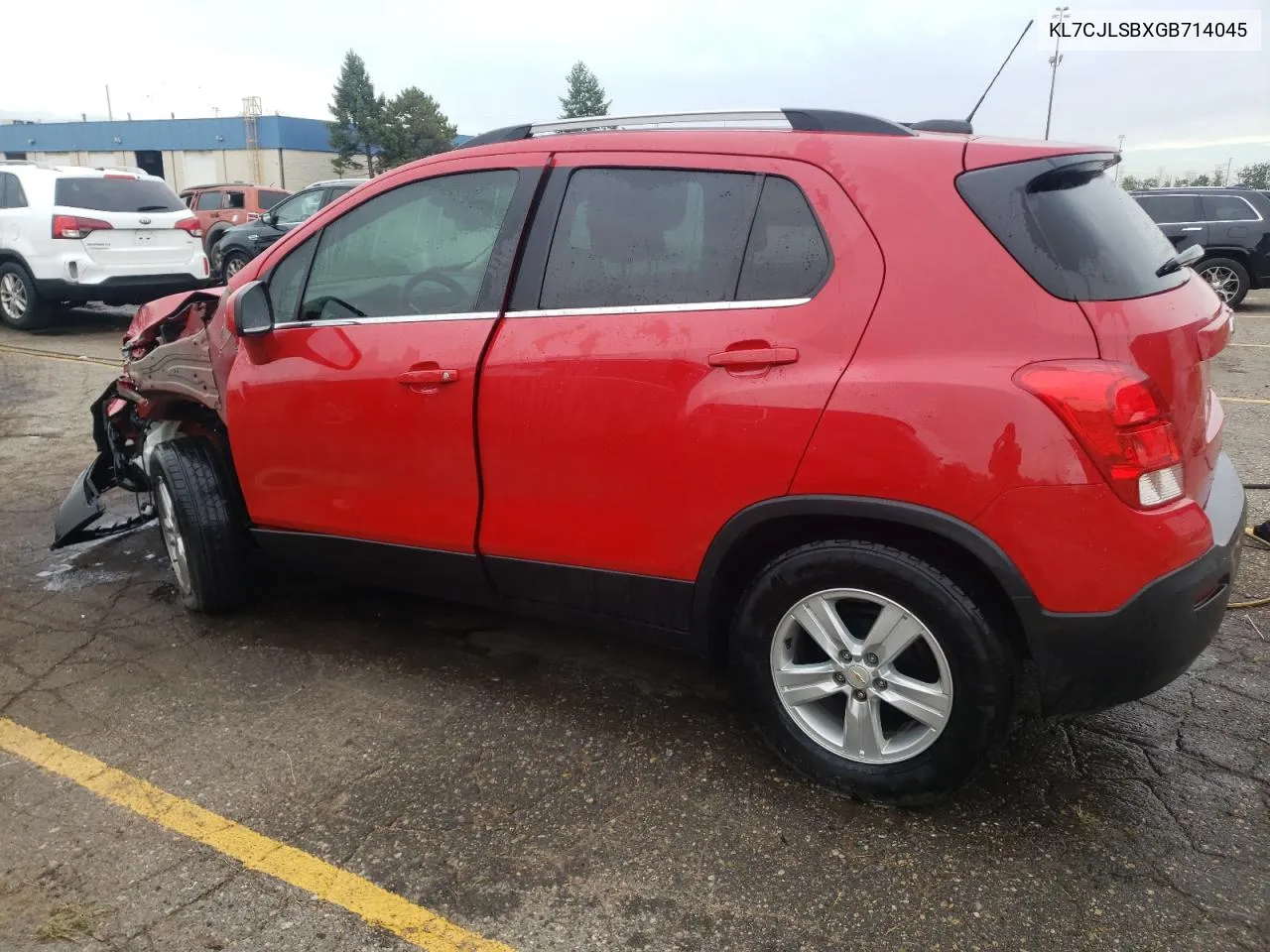 2016 Chevrolet Trax 1Lt VIN: KL7CJLSBXGB714045 Lot: 72791534