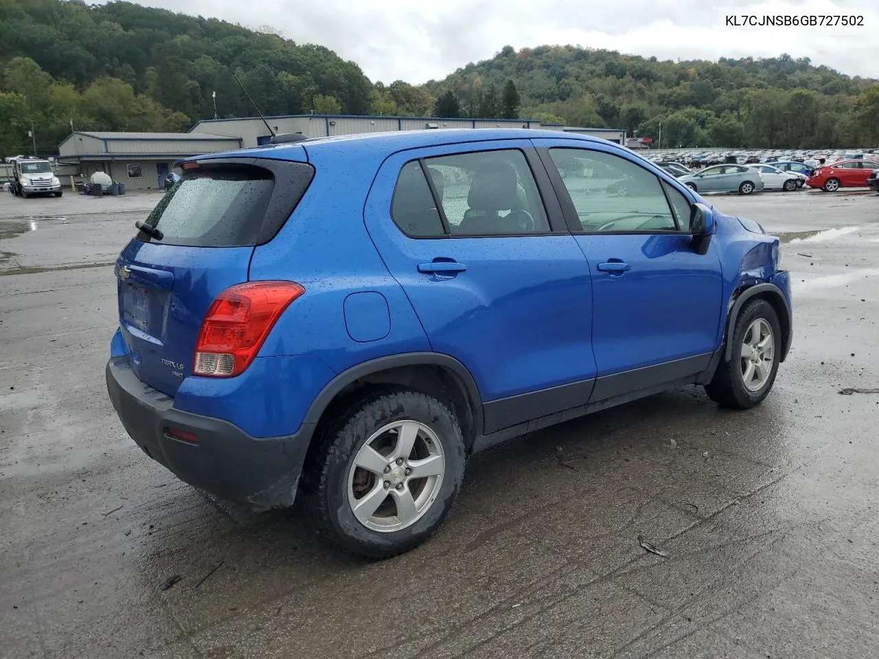 2016 Chevrolet Trax Ls VIN: KL7CJNSB6GB727502 Lot: 72914124