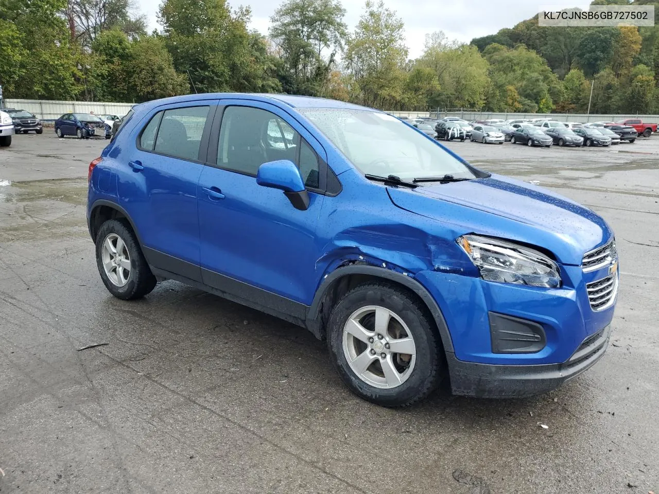 KL7CJNSB6GB727502 2016 Chevrolet Trax Ls