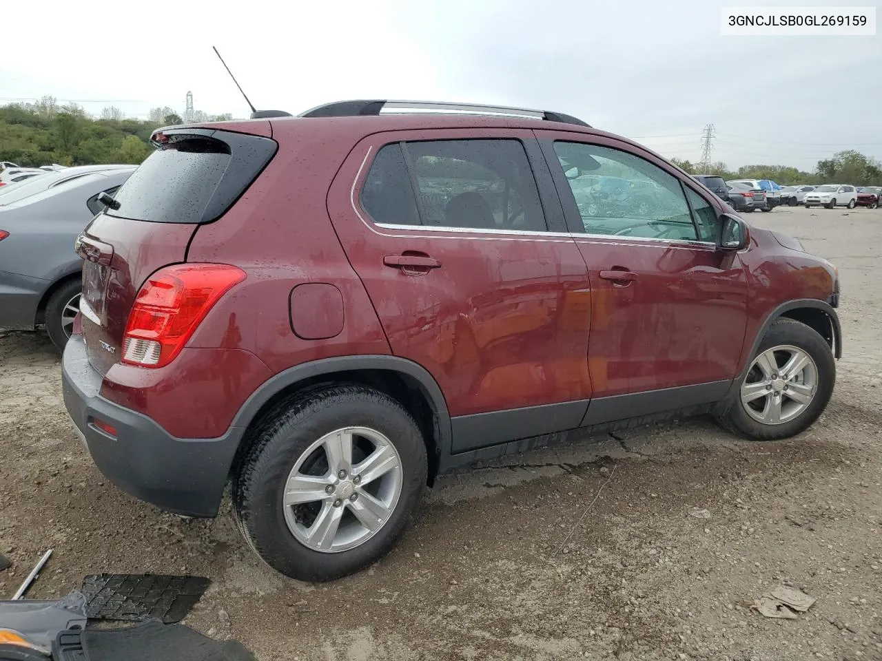 2016 Chevrolet Trax 1Lt VIN: 3GNCJLSB0GL269159 Lot: 72965894