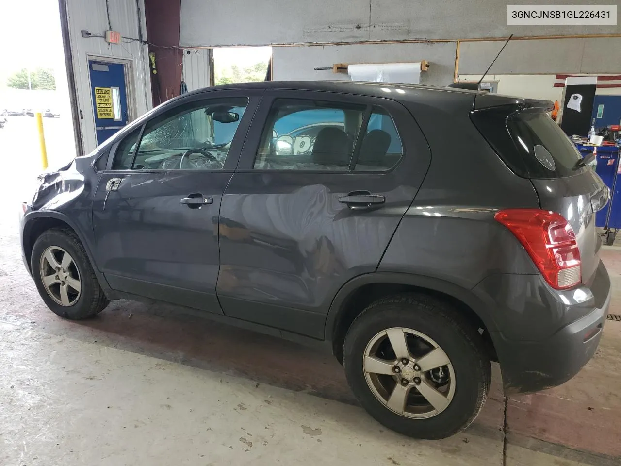 2016 Chevrolet Trax Ls VIN: 3GNCJNSB1GL226431 Lot: 73552274