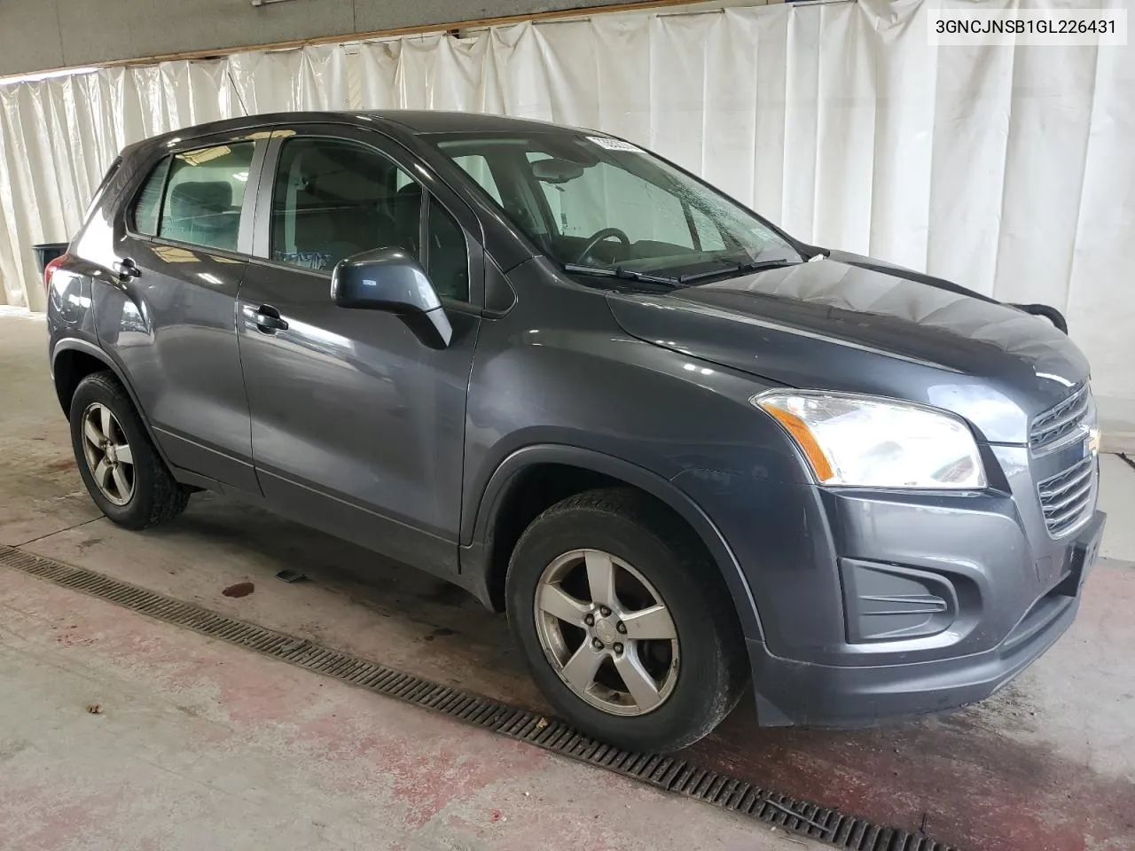 2016 Chevrolet Trax Ls VIN: 3GNCJNSB1GL226431 Lot: 73552274