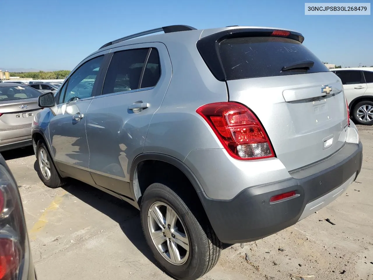 2016 Chevrolet Trax 1Lt VIN: 3GNCJPSB3GL268479 Lot: 73699894