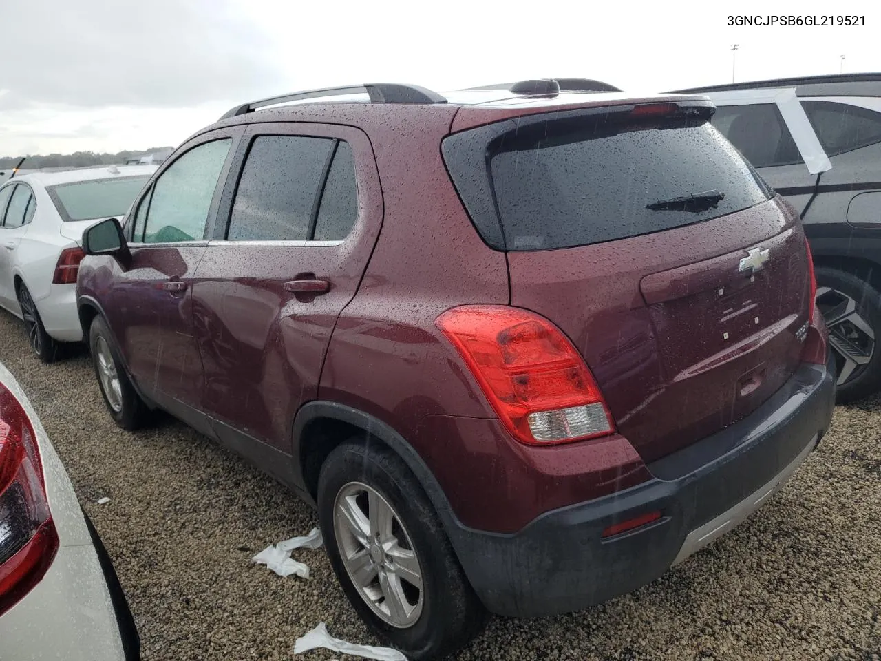 2016 Chevrolet Trax 1Lt VIN: 3GNCJPSB6GL219521 Lot: 73886724