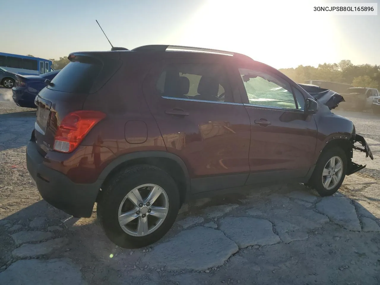 2016 Chevrolet Trax 1Lt VIN: 3GNCJPSB8GL165896 Lot: 74144154