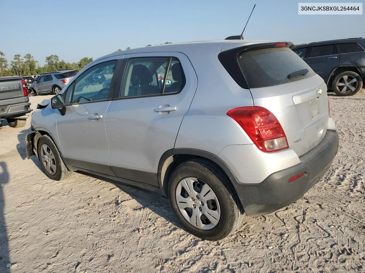 2016 Chevrolet Trax Ls VIN: 3GNCJKSBXGL264464 Lot: 74215724