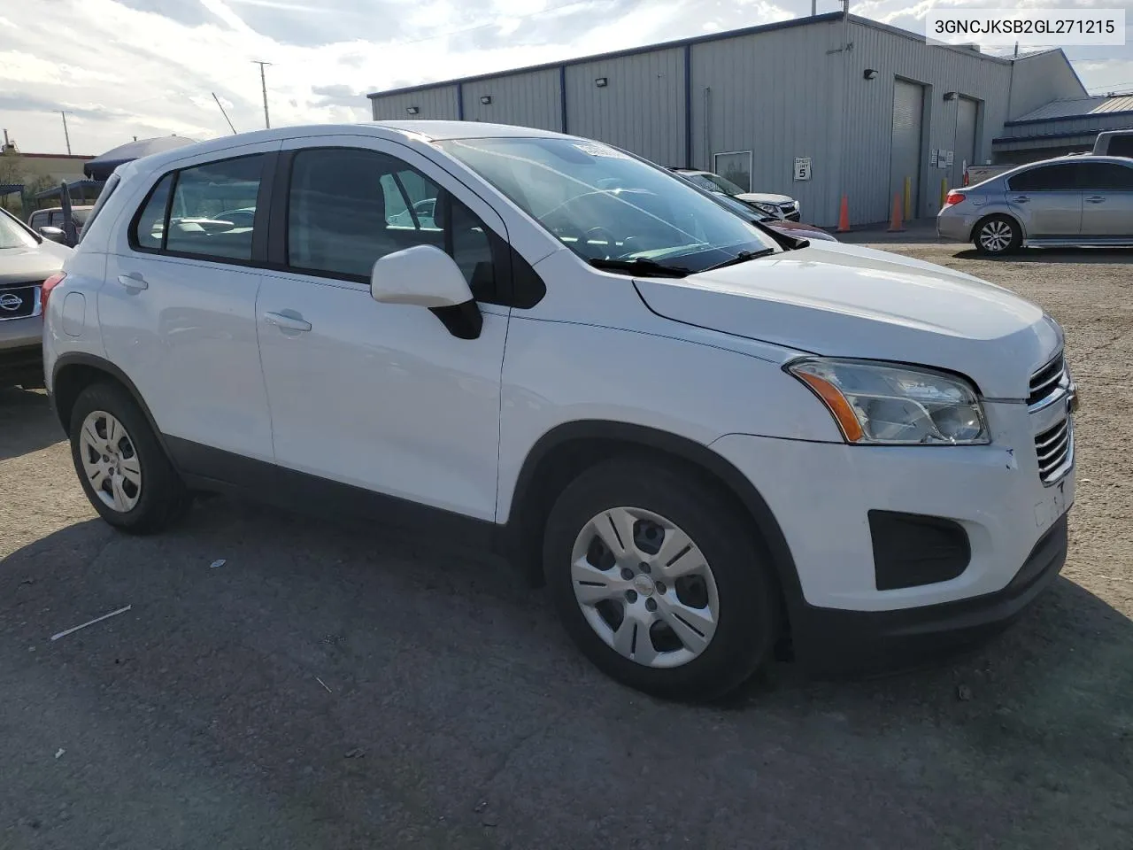 2016 Chevrolet Trax Ls VIN: 3GNCJKSB2GL271215 Lot: 74296114