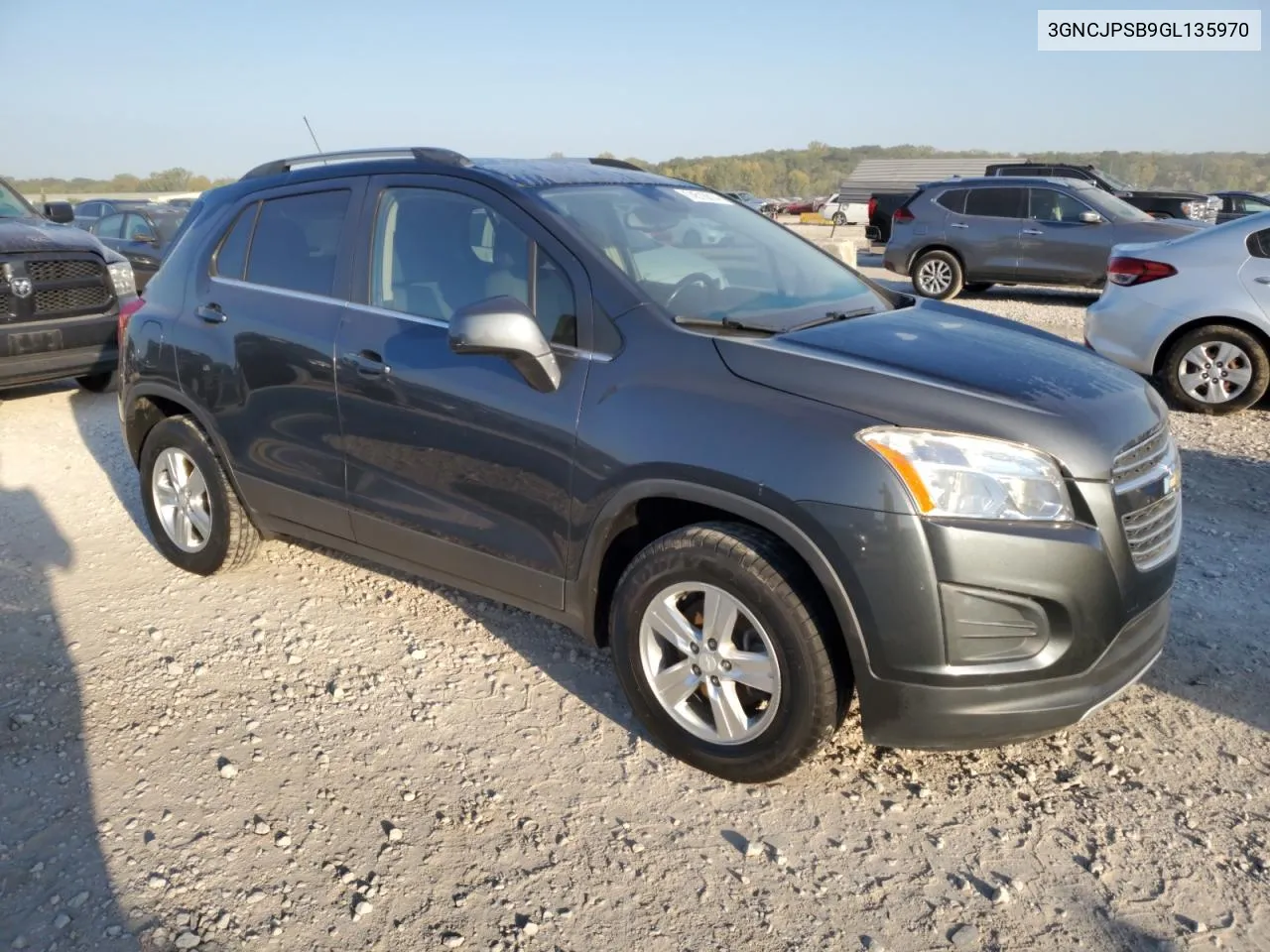 2016 Chevrolet Trax 1Lt VIN: 3GNCJPSB9GL135970 Lot: 74516014