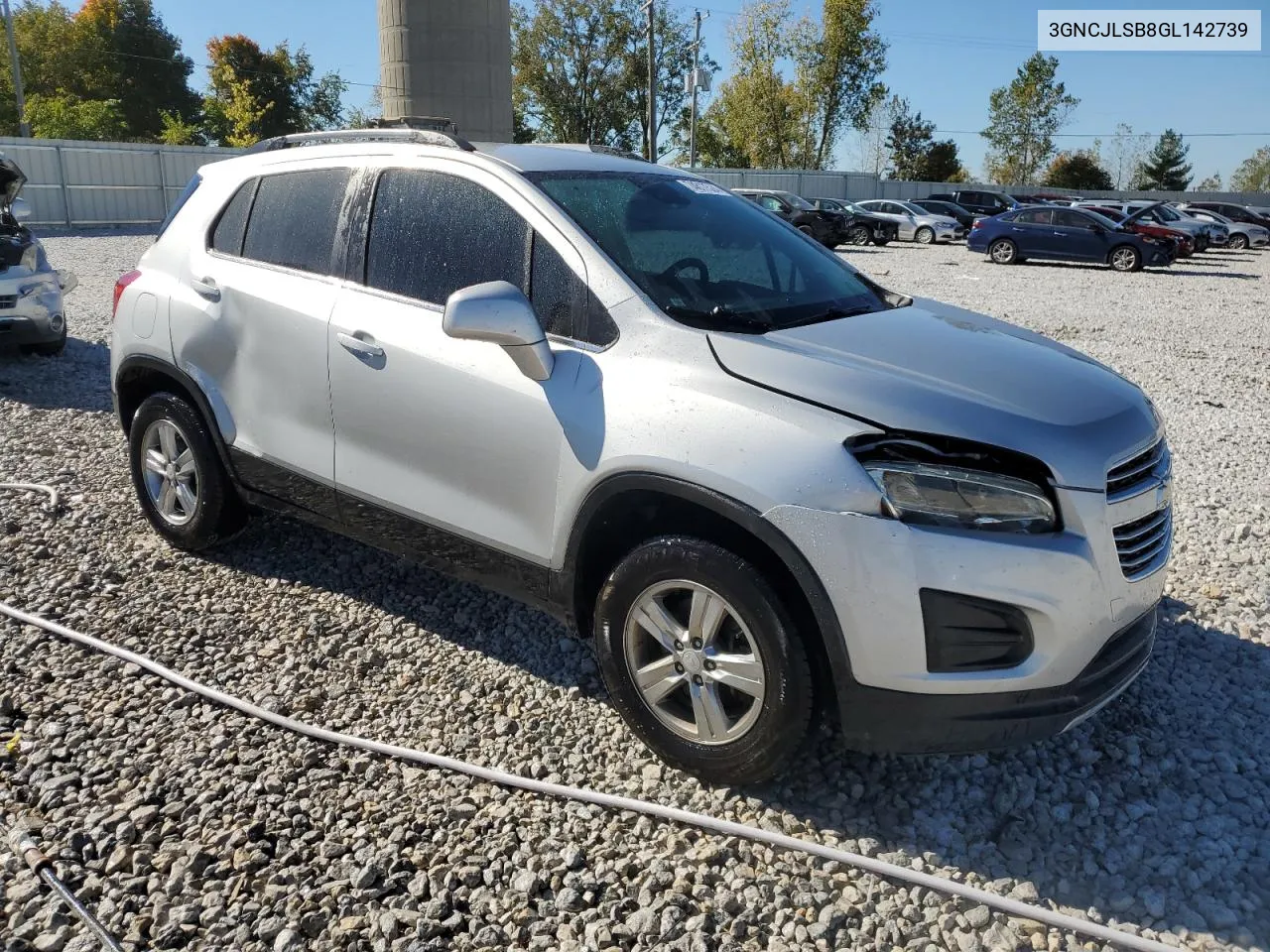 3GNCJLSB8GL142739 2016 Chevrolet Trax 1Lt