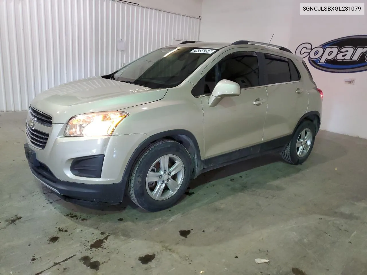 2016 Chevrolet Trax 1Lt VIN: 3GNCJLSBXGL231079 Lot: 74728254