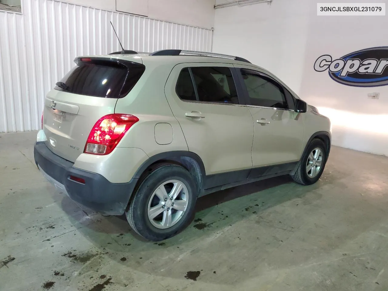 2016 Chevrolet Trax 1Lt VIN: 3GNCJLSBXGL231079 Lot: 74728254