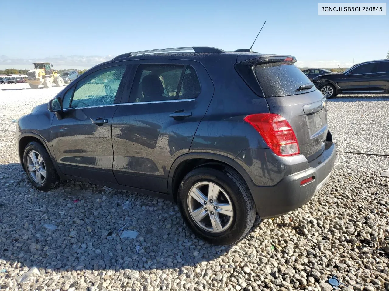 2016 Chevrolet Trax 1Lt VIN: 3GNCJLSB5GL260845 Lot: 74791224