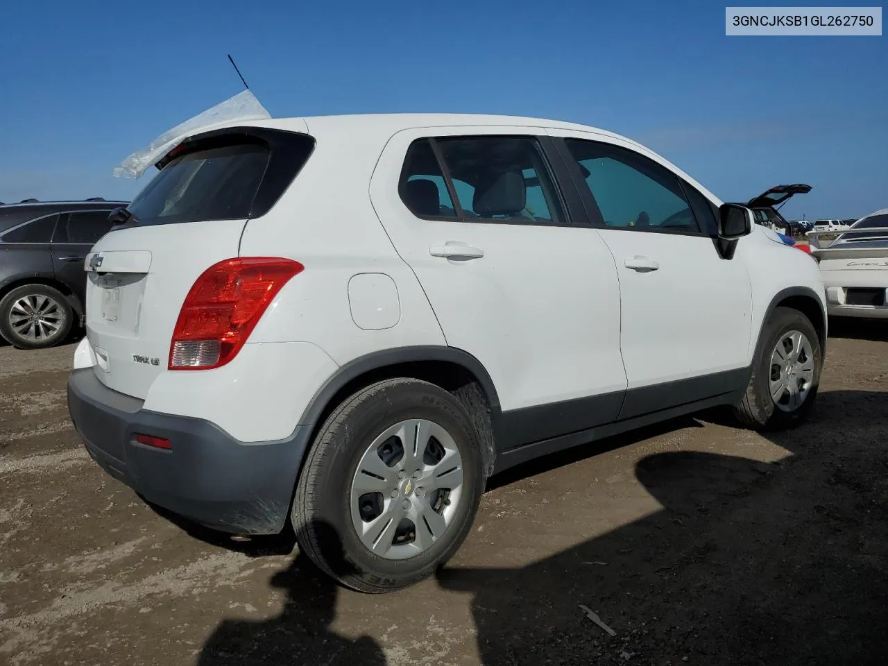 2016 Chevrolet Trax Ls VIN: 3GNCJKSB1GL262750 Lot: 74816444