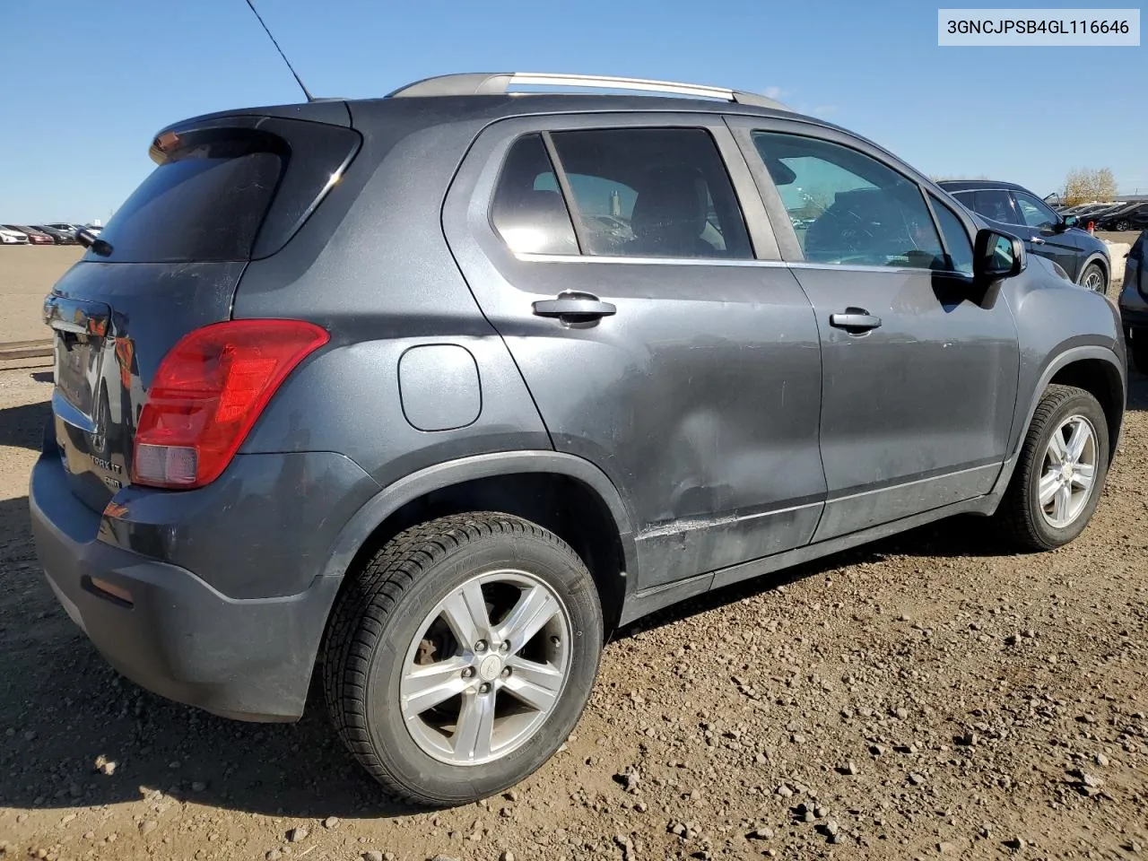 2016 Chevrolet Trax 1Lt VIN: 3GNCJPSB4GL116646 Lot: 74890774