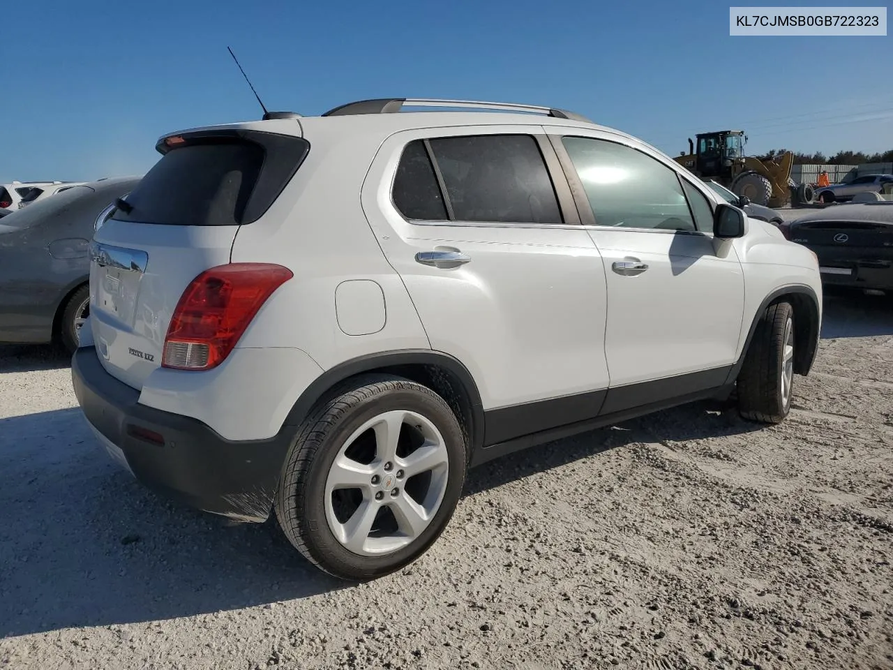 2016 Chevrolet Trax Ltz VIN: KL7CJMSB0GB722323 Lot: 75168714