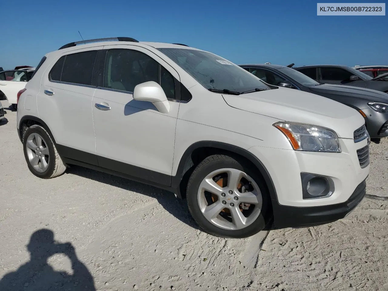 2016 Chevrolet Trax Ltz VIN: KL7CJMSB0GB722323 Lot: 75168714