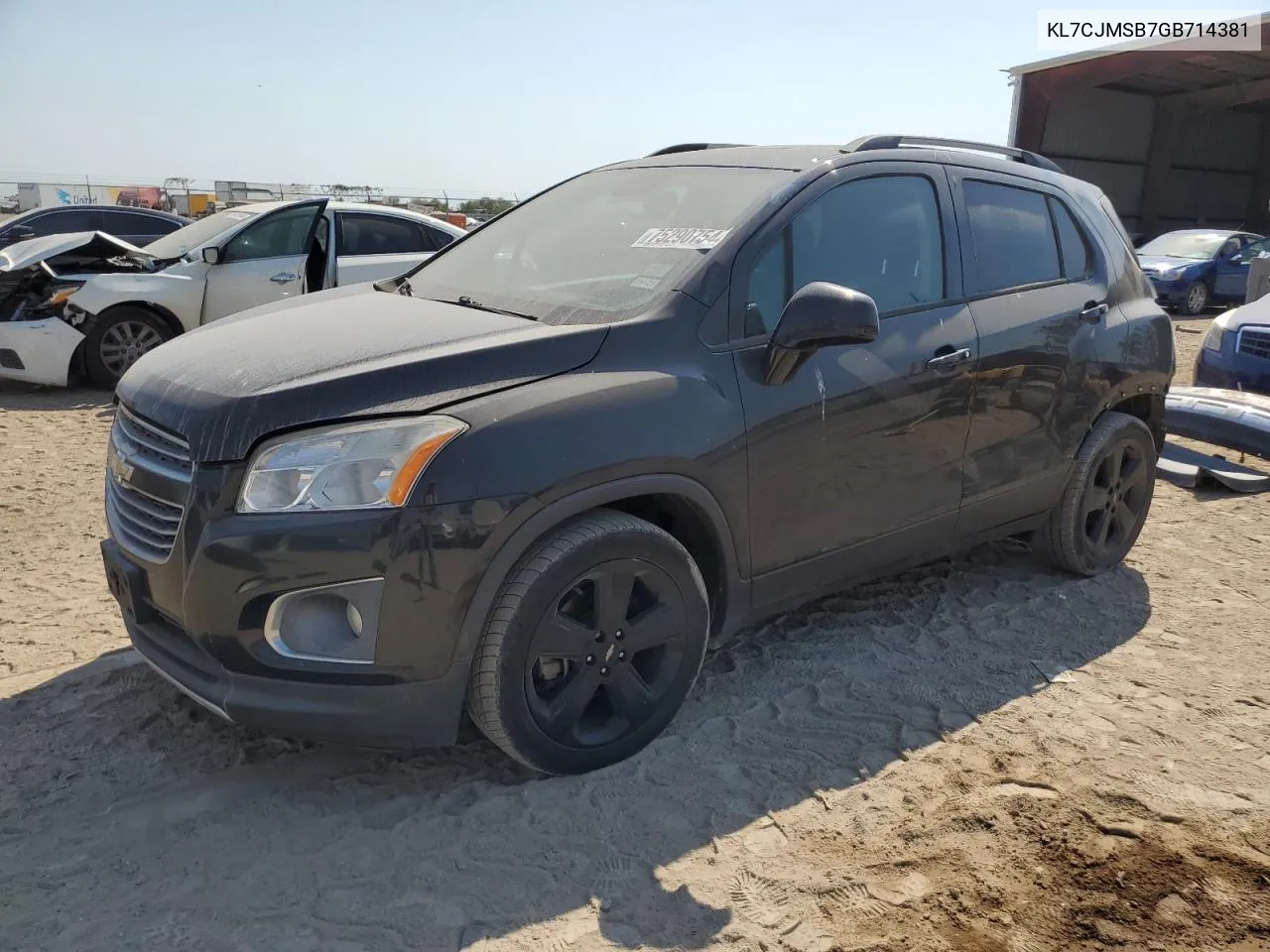 2016 Chevrolet Trax Ltz VIN: KL7CJMSB7GB714381 Lot: 75290754