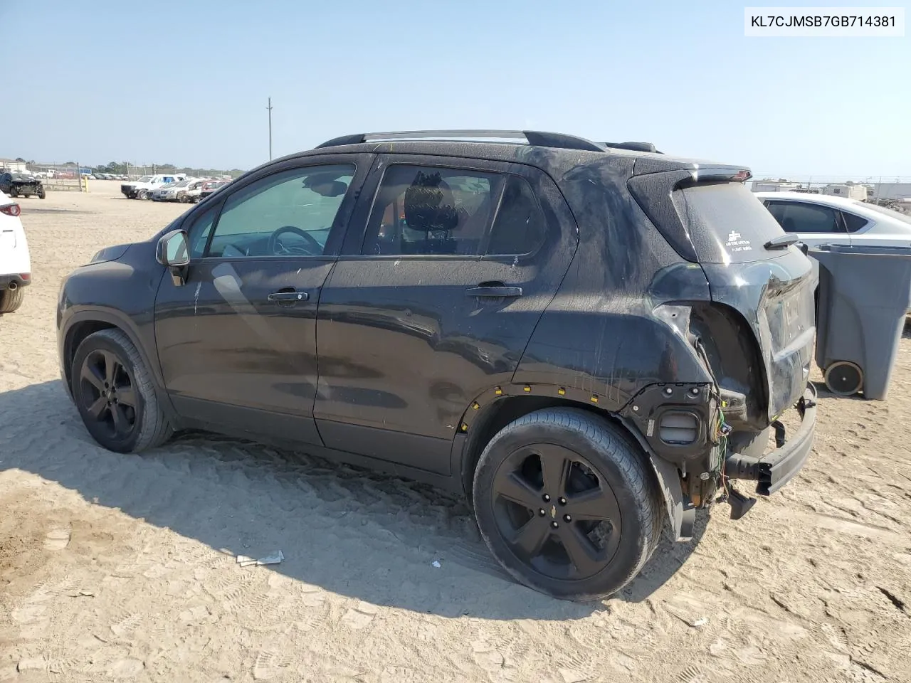 2016 Chevrolet Trax Ltz VIN: KL7CJMSB7GB714381 Lot: 75290754