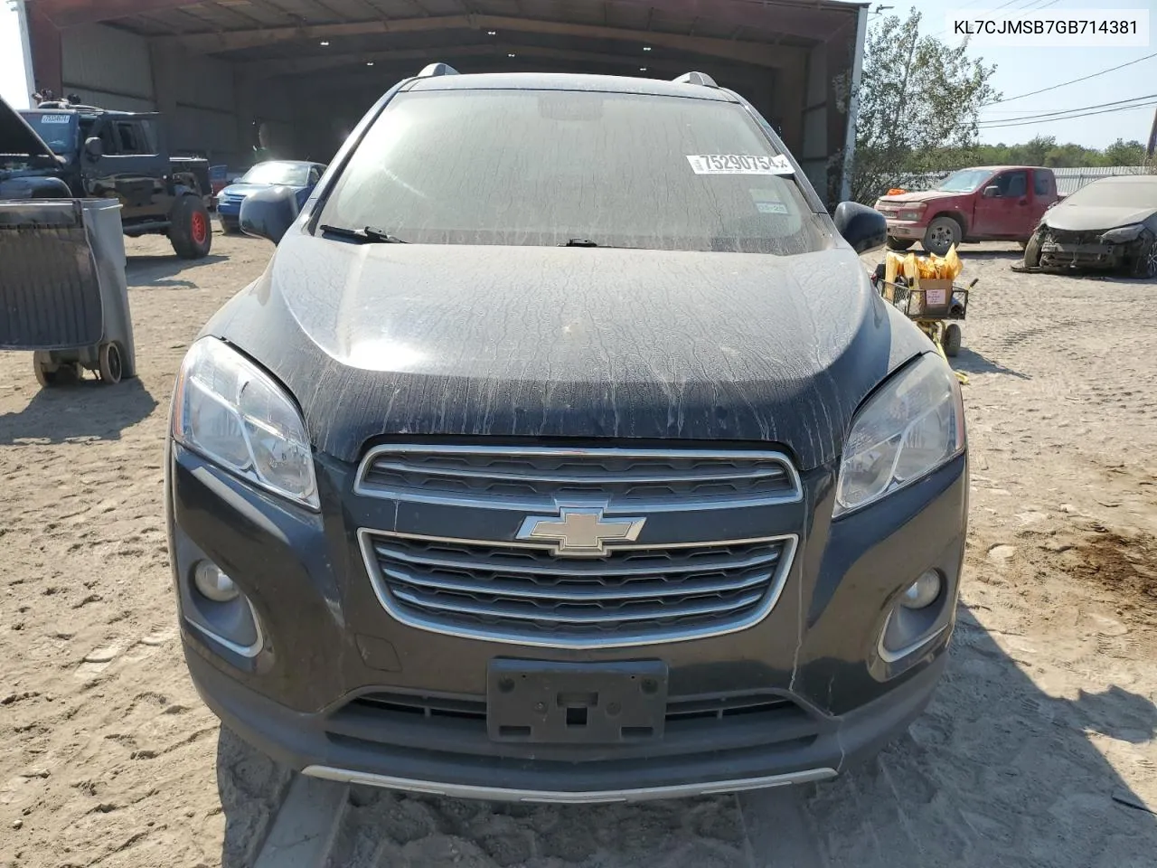 KL7CJMSB7GB714381 2016 Chevrolet Trax Ltz