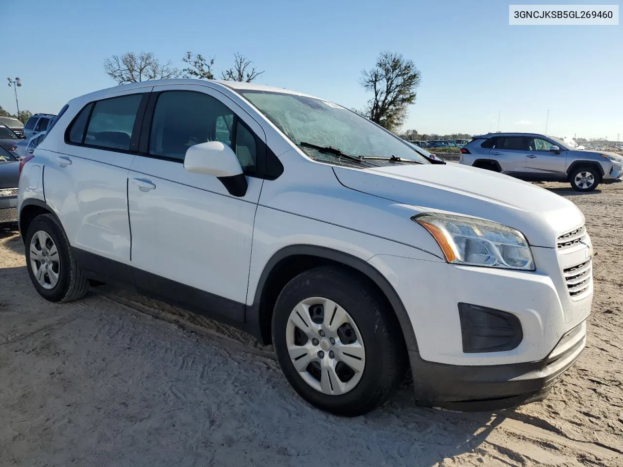 2016 Chevrolet Trax Ls VIN: 3GNCJKSB5GL269460 Lot: 75352984