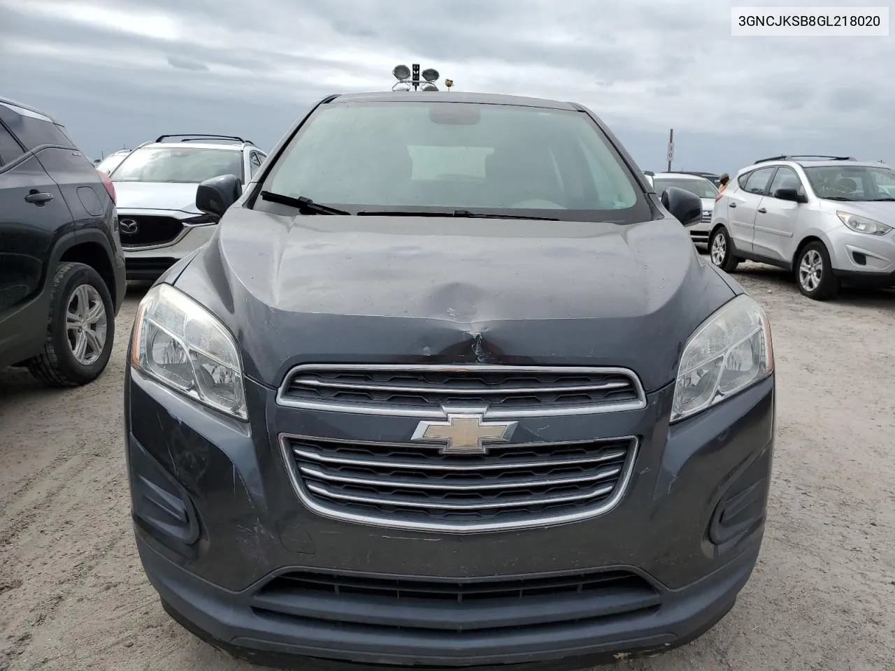 2016 Chevrolet Trax Ls VIN: 3GNCJKSB8GL218020 Lot: 75432644