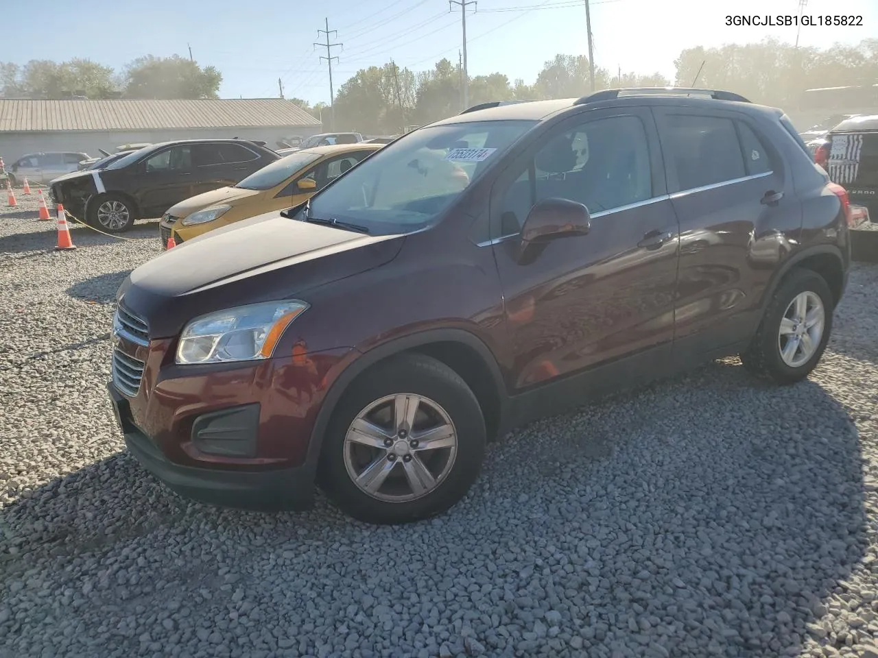 3GNCJLSB1GL185822 2016 Chevrolet Trax 1Lt