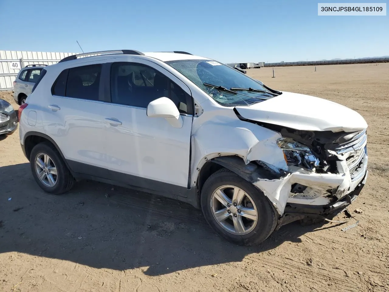 2016 Chevrolet Trax 1Lt VIN: 3GNCJPSB4GL185109 Lot: 75666084