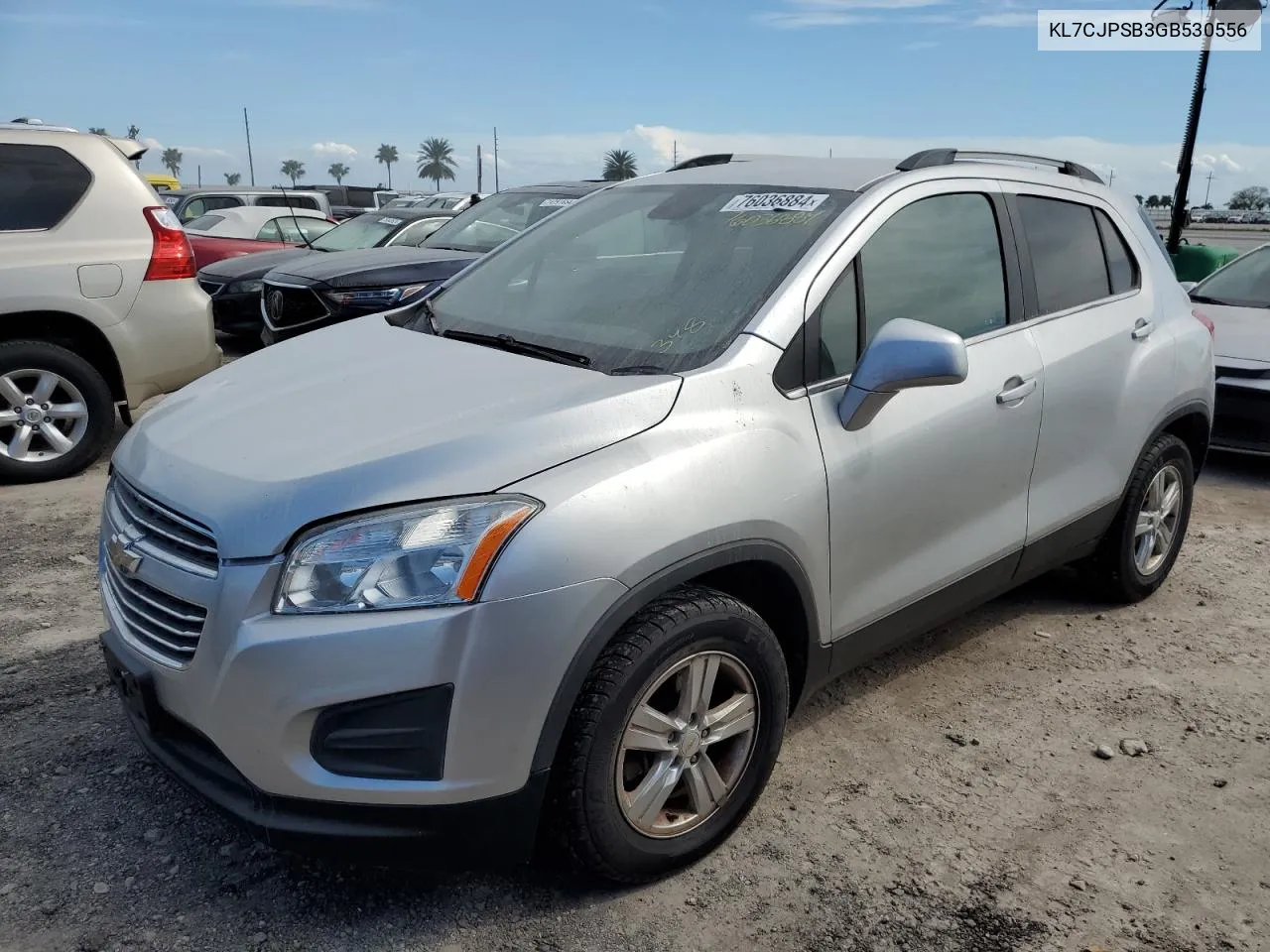 2016 Chevrolet Trax 1Lt VIN: KL7CJPSB3GB530556 Lot: 76036884