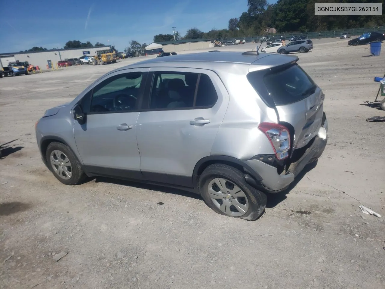 2016 Chevrolet Trax Ls VIN: 3GNCJKSB7GL262154 Lot: 76081024