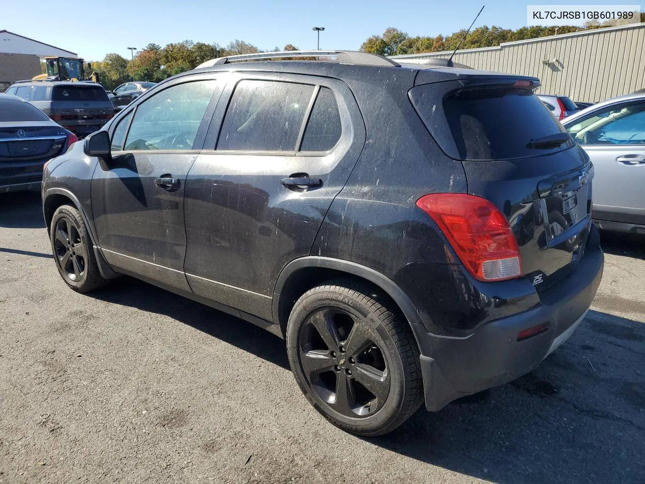 2016 Chevrolet Trax Ltz VIN: KL7CJRSB1GB601989 Lot: 76087674