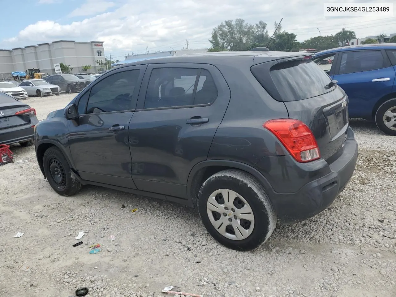 2016 Chevrolet Trax Ls VIN: 3GNCJKSB4GL253489 Lot: 76122164