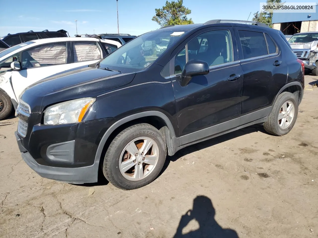 2016 Chevrolet Trax 1Lt VIN: 3GNCJPSB6GL200824 Lot: 76262364