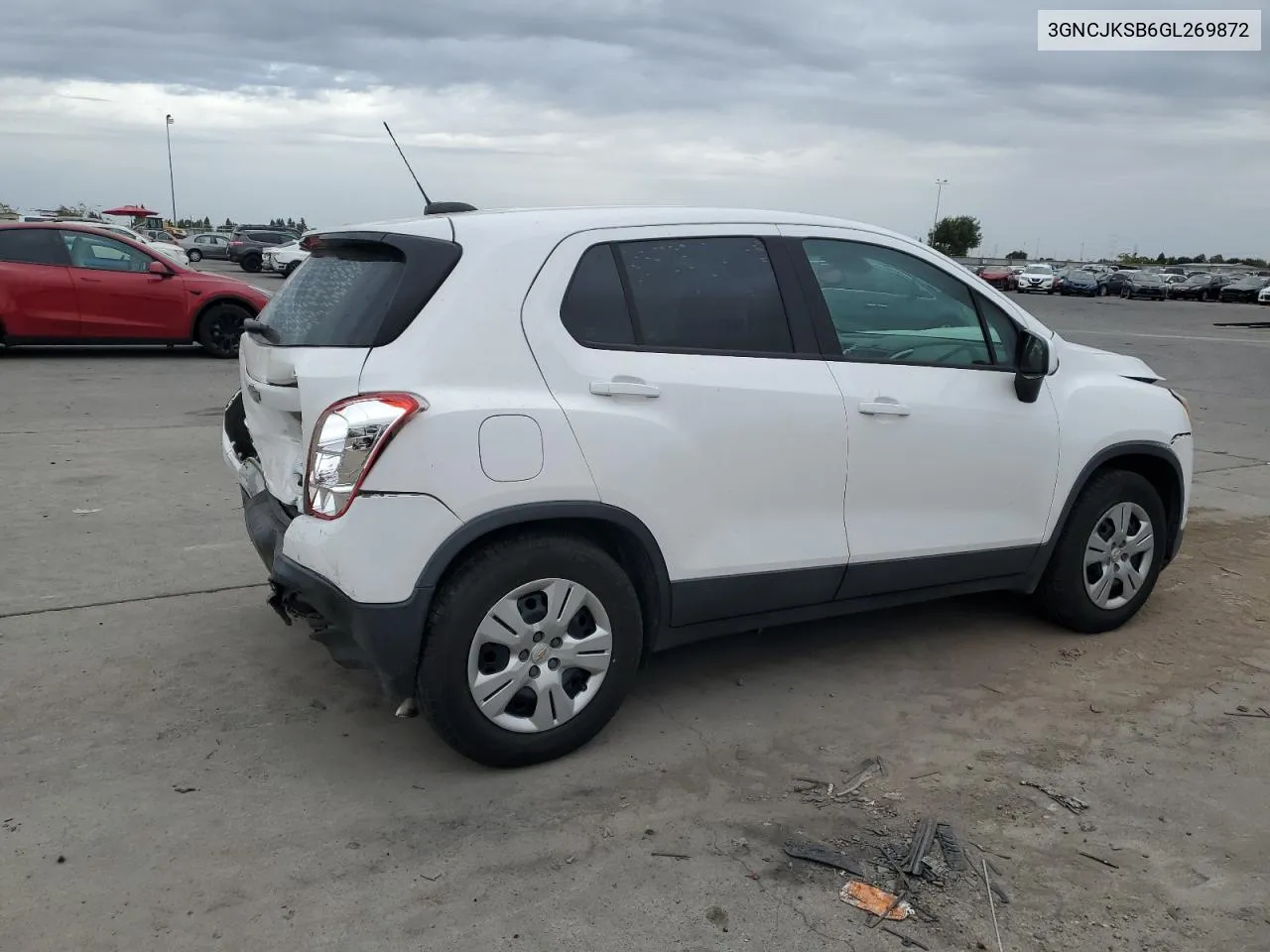 2016 Chevrolet Trax Ls VIN: 3GNCJKSB6GL269872 Lot: 76422104