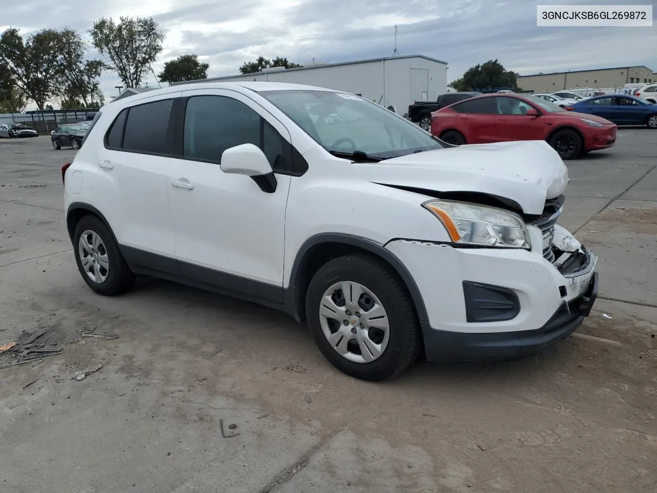 2016 Chevrolet Trax Ls VIN: 3GNCJKSB6GL269872 Lot: 76422104