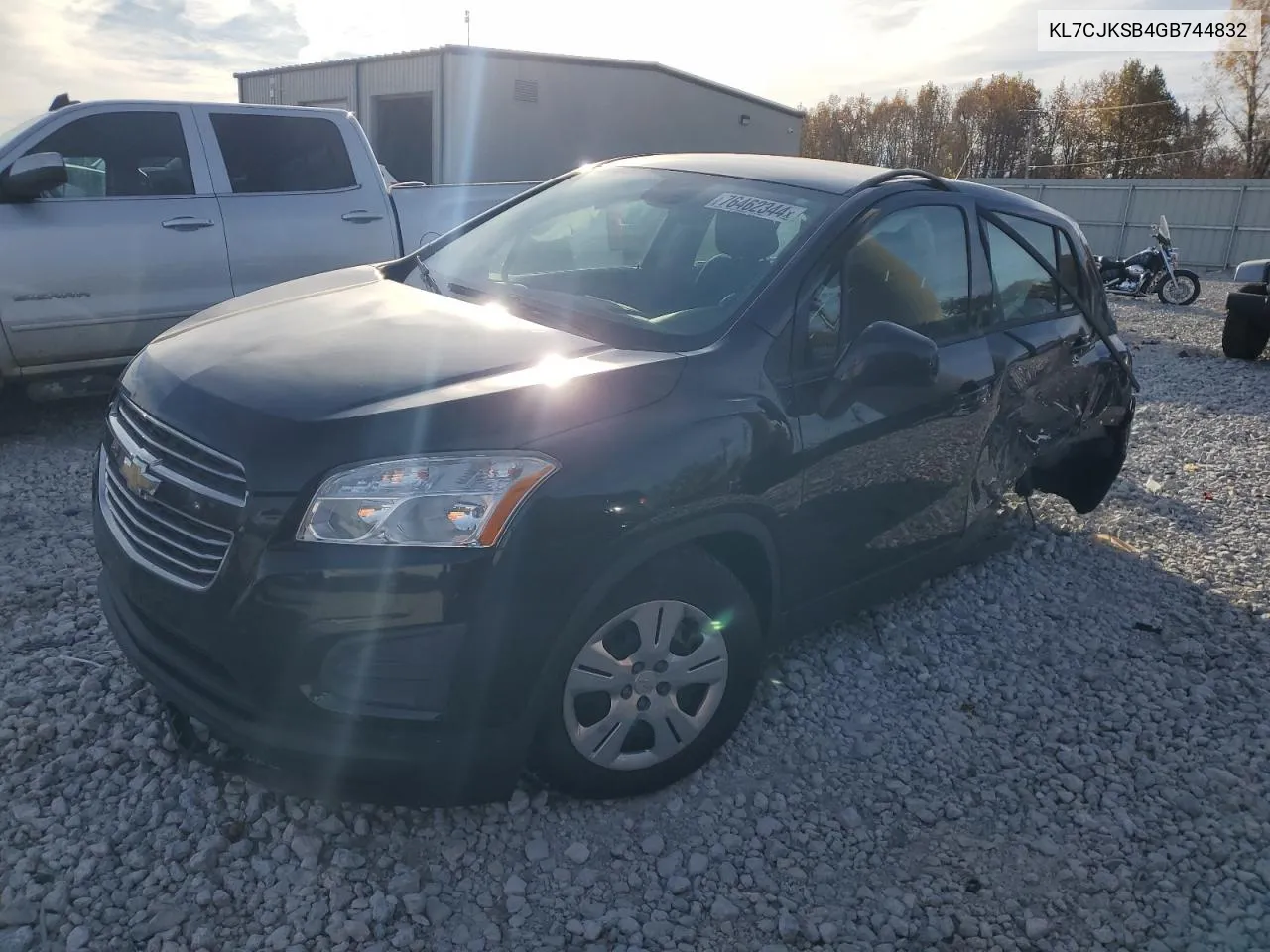 2016 Chevrolet Trax Ls VIN: KL7CJKSB4GB744832 Lot: 76462344