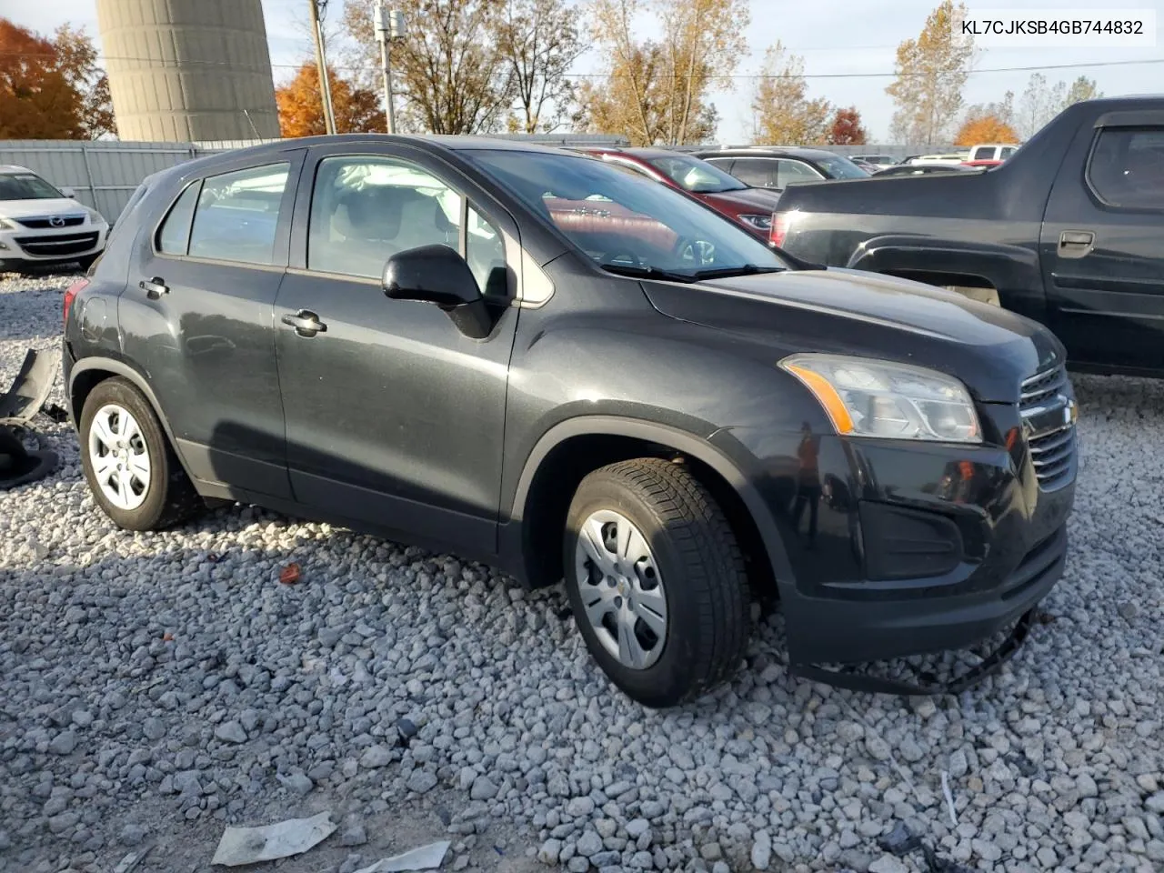 2016 Chevrolet Trax Ls VIN: KL7CJKSB4GB744832 Lot: 76462344