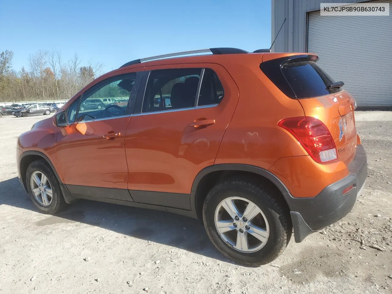 2016 Chevrolet Trax 1Lt VIN: KL7CJPSB9GB630743 Lot: 76475804