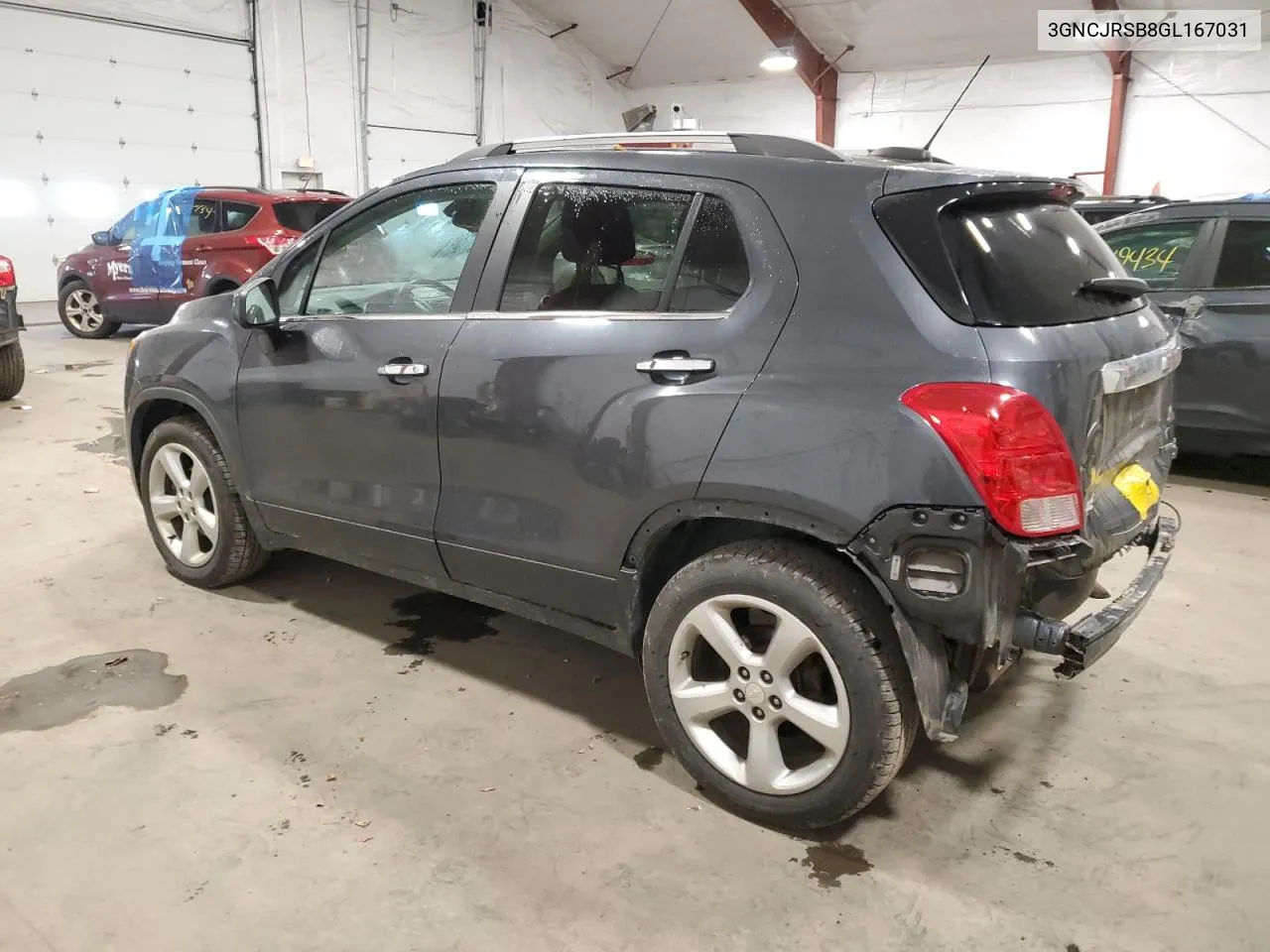 2016 Chevrolet Trax Ltz VIN: 3GNCJRSB8GL167031 Lot: 76716394