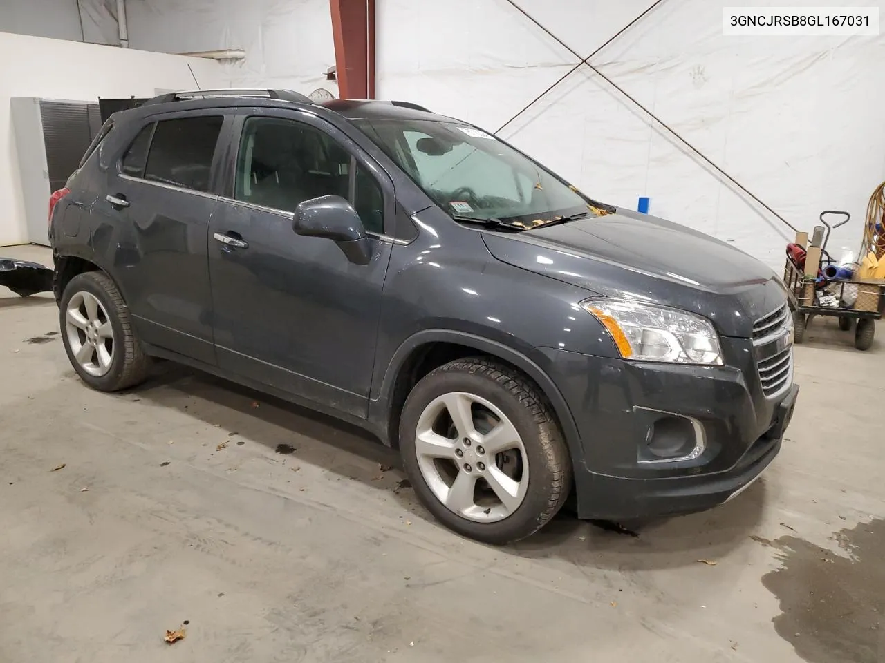 2016 Chevrolet Trax Ltz VIN: 3GNCJRSB8GL167031 Lot: 76716394