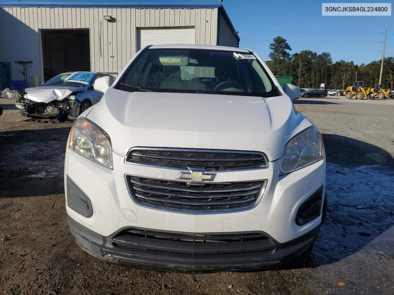 2016 Chevrolet Trax Ls VIN: 3GNCJKSB4GL234800 Lot: 76914034