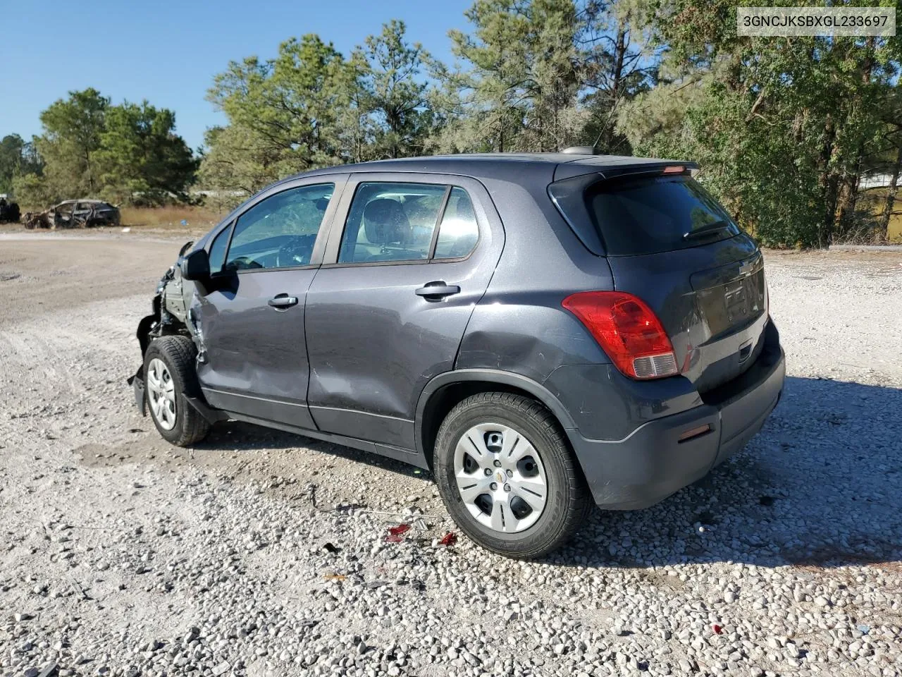 2016 Chevrolet Trax Ls VIN: 3GNCJKSBXGL233697 Lot: 77604214