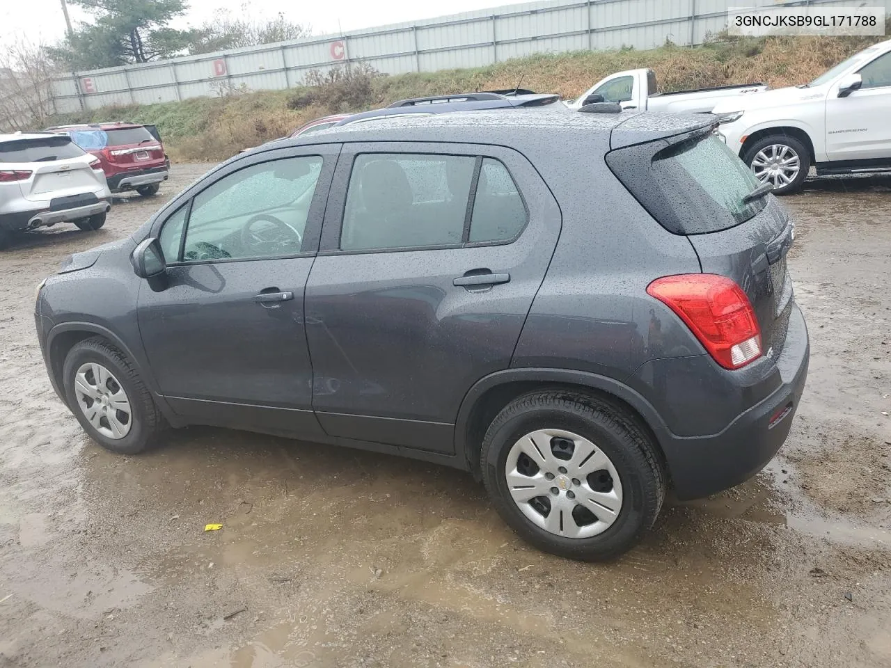 2016 Chevrolet Trax Ls VIN: 3GNCJKSB9GL171788 Lot: 77753994