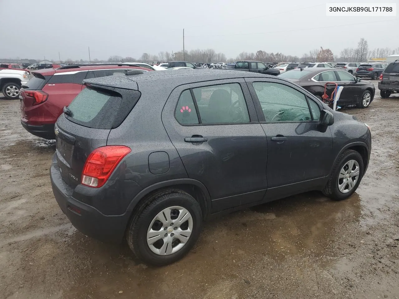 2016 Chevrolet Trax Ls VIN: 3GNCJKSB9GL171788 Lot: 77753994