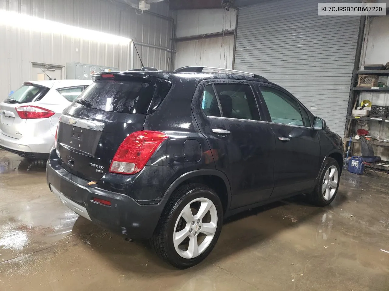 2016 Chevrolet Trax Ltz VIN: KL7CJRSB3GB667220 Lot: 77763864