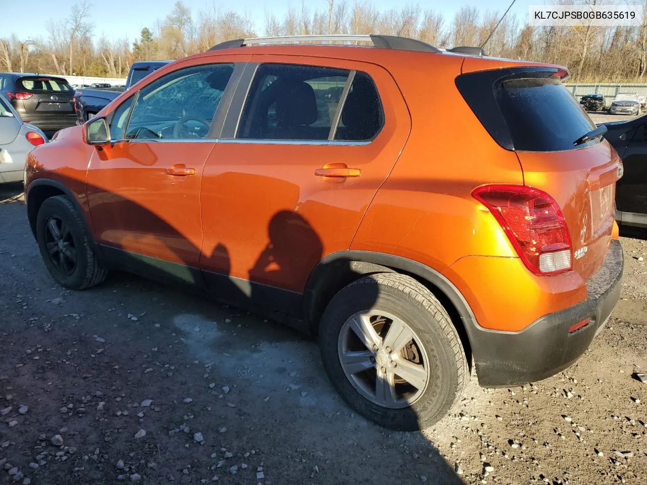 2016 Chevrolet Trax 1Lt VIN: KL7CJPSB0GB635619 Lot: 77804444