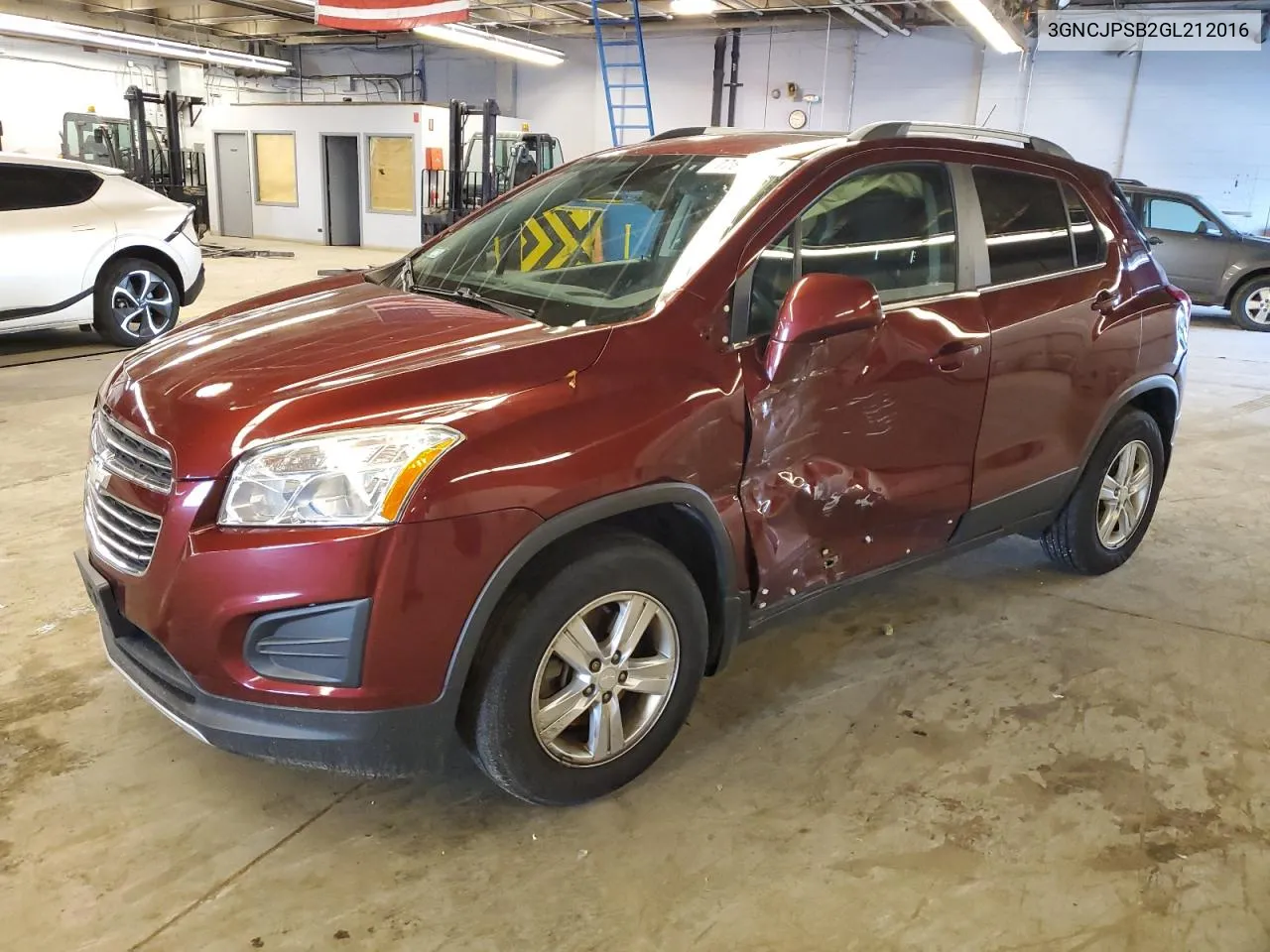 2016 Chevrolet Trax 1Lt VIN: 3GNCJPSB2GL212016 Lot: 77821184